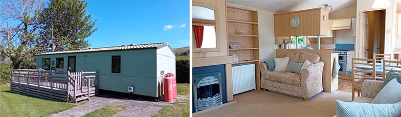 Static Rental Caravan